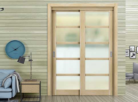 復合玻璃雙移門